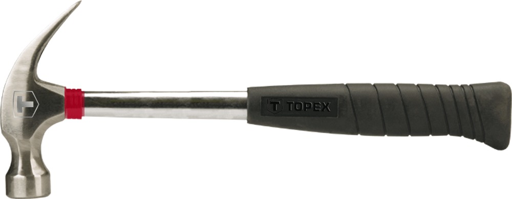 (TOPEX) Tesárske kladivo 450 g, kovová rúčka