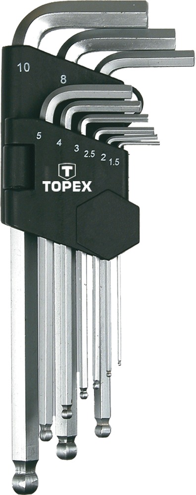 (TOPEX) Sada imbus 1.5-10 mm, 9 ks
